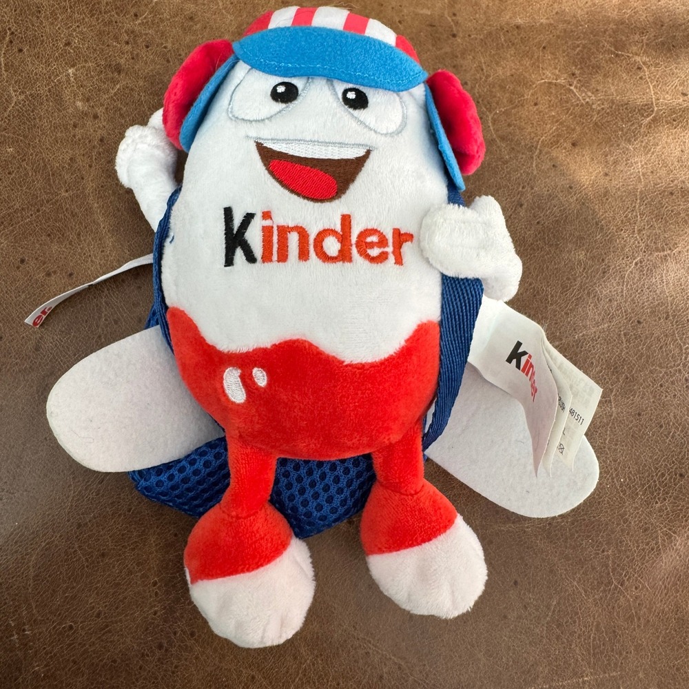 Kinder‎ Paratrooper Plush Toy Stuffed Animal Ferrero Promotional Item